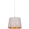 CLA Lighting Penshade Interior Slanted with Tree Pattern Laser Cut Pendant Light White