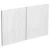 Kaboodle 1000mm Provincial White Modern Fridge Cabinet Doors - 2 Pack