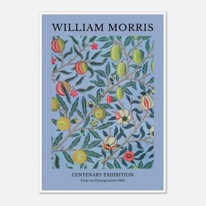 Galrie William Morris 1862 Centenary Exhibition Pomegranate Print Timeless Elegance, Poster Only, A3 30 x 42cm (12 x 16inch)