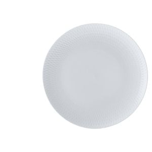 Maxwell & Williams Porcelain 23cm Basics Diamonds Entree Plate Serving Dish WHT