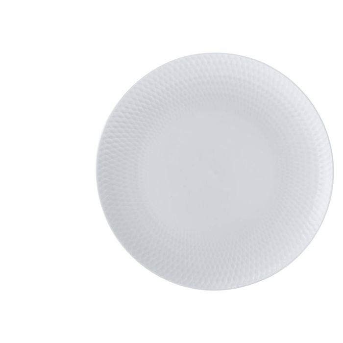 Maxwell & Williams Porcelain 23cm Basics Diamonds Entree Plate Serving Dish WHT