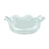 12x 8pc Partyware Mini Dish Small Serving Bowls Set Ripple 95x95mm Clear
