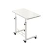 Foret Mobile Computer Bedside Study Desk Laptop Stand Adjustable Portable White