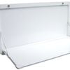 Lifestyle Table 450x650mm White Folding Caravan Table, Camper Trailer Rv Picnic