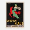 Galrie Stunning Vintage Chocolate Klaus Advertising Poster by Leonetto Cappiello Artwork, Poster Only, 50 x 70cm (20 x 28inch)