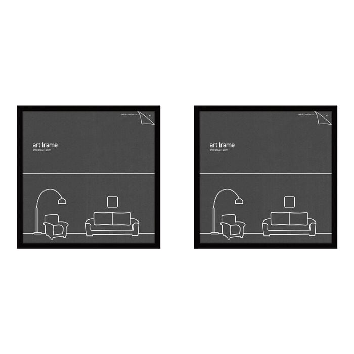 2PK Impact Merch Deluxe Picture Frame Fits up to 40x40cm Print  - Black