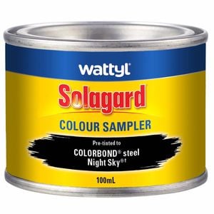 Wattyl 100ml Night Sky Low Sheen Pre-tinted Solagard Colour Sampler