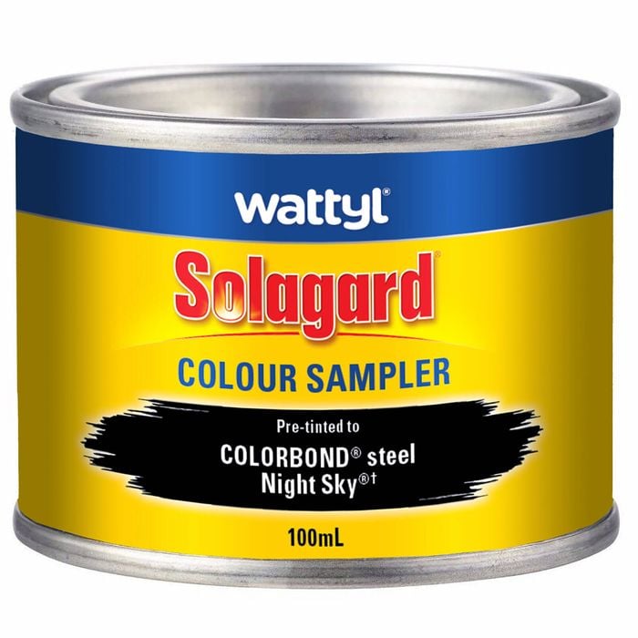 Wattyl 100ml Night Sky Low Sheen Pre-tinted Solagard Colour Sampler