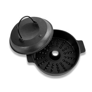 SOGA 28cm Cast Iron Dutch Oven Pre-Seasoned Cast Iron Pot