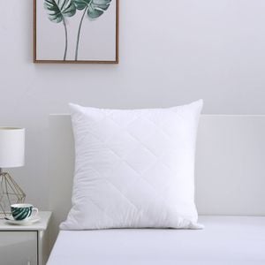 Dreamaker Cotton Cover Quilted Pillow Protector - Euro
