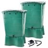 Twin 300L MINItank Kit with Stands, Diverter & Linking
