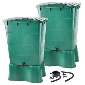 Twin 300L MINItank Kit with Stands, Diverter & Linking