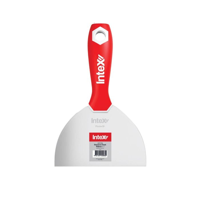 Intex 152mm 6" PlasterX® Stainless Steel Joint Knife with MegaGrip® Hammer Handle x