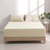 Dreamaker Superfine Washed Microfibre Combo Fitted Sheet Set Natural King Single Bed