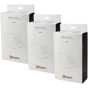 Hygieia 36x Bags For Miele Vacuum Cleaner 3d Gn Type + Filters