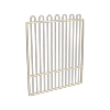 ProtectorAl 1201 - 1500mm x 1800mm Primrose Aluminium Garden Gate Loop Top with Mid Rail