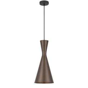 Telbix Flero Modern Pendant Hanging Lamp Light Aluminium Bronze Brushed