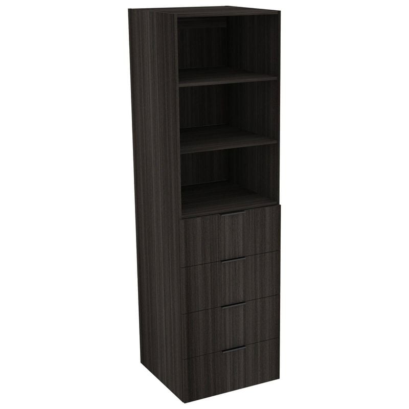 Lugna 2048 x 600 x 580mm Storm 2 Shelf 4 Drawer Storage Cabinet