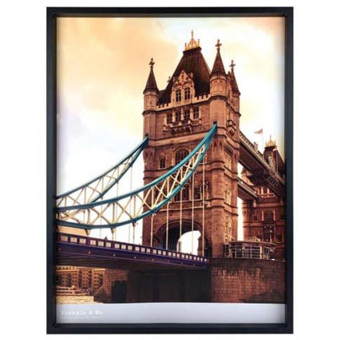 Frankie & Me Wooden Poster Picture Frame Home/Office Photo Decor 45x60cm Black