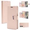 Goospery Rich Diary for Samsung Galaxy S25 Plus - Rose Gold, MagSafe