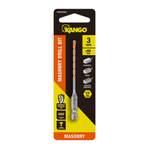 Kango 3 x 90mm 1/4" Masonry Drill Bit