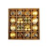 Catzon 42 Pcs Christmas Balls Colored Shatterproof Plastic Baubles for Xmas Party-Set3