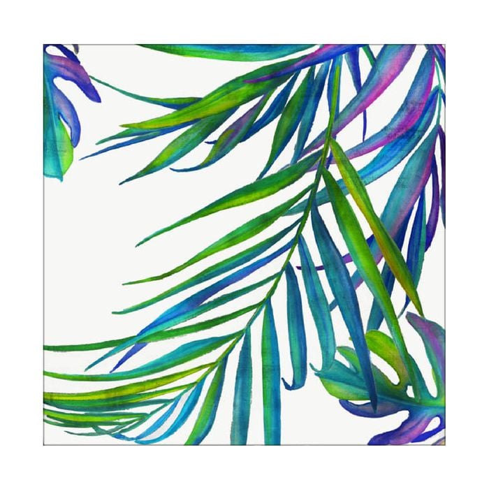 Artey | Colourful Leaves III - Stretched Canvas - Stretched Canvas - 50 x 50cm