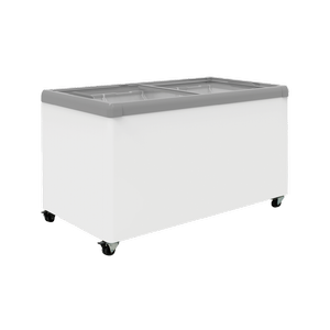 Exquisite Flat Glass Display Chest Freezers With 4 Baskets with LED