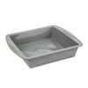 Vogue Square Baking Pan Flexible Silicone Grey 245mm Cake Tin Bakeware