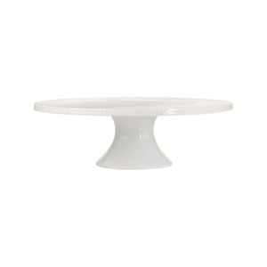 Maxwell & Williams White Basics Diamonds Porcelain Footed Cake Stand 30cm