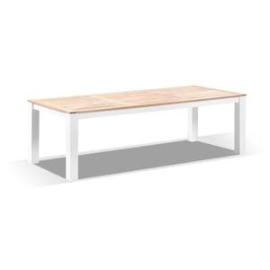 Balmoral 2.5M Outdoor Aluminium Teak Top Dining Table