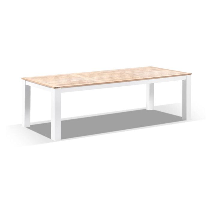Balmoral 2.5M Outdoor Aluminium Teak Top Dining Table