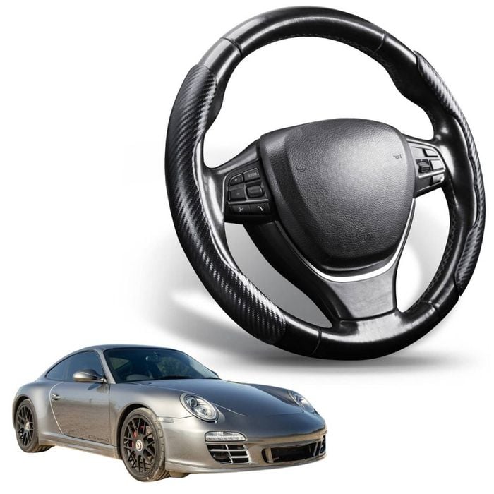 Segmented Steering Wheel Cover for Porsche 911 2005 - 2012 (997 without Bose)