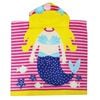 Onkaparinga Kids 60x120cm Absorbent Hooded Beach Towel - Ocean Mermaid