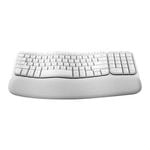 Logitech Wave Keys Ergonomic Keyboard - Off White [920-012411]