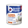 British Paints Clean And Protect White Low Sheen - 1L