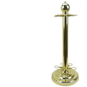 MITCHELL Pool Snooker Billiard Cue Stand Rack Gold Brass Colour