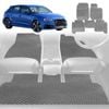 6D Diamond Car Floor Mats for Audi A3 S3 RS3 8V2013-2021-Full Set-Grey-Outback GT