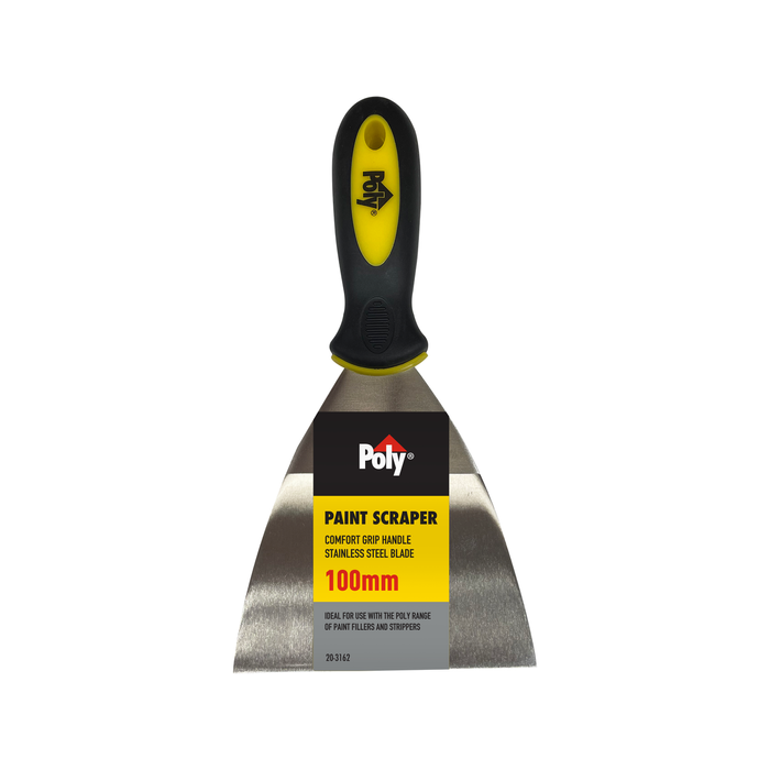 Poly 100mm Paint Scraper