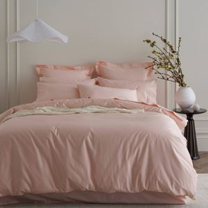 Bedding Co. Quilt Cover Set 1200TC Egyptian Cotton Soft Pink King