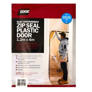 Builders Edge  1.2 x 4m Zip Seal Plastic Door