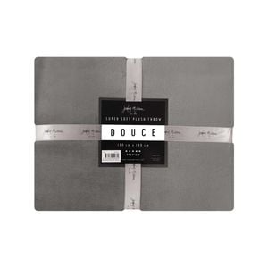 Douce Throw 130x180cm - Grey