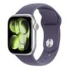 Apple Watch Series 11 GPS + Cellular 42mm Silver Aluminium Case w/ Purple Fog Sports Band (S/M)