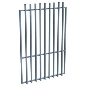 ProtectorAl 800 - 1200 x 1800mm Deep Ocean Aluminium Batten Pool Gate