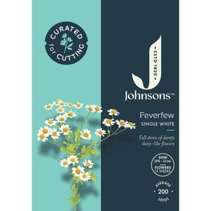 Johnsons Curated For Cutting Feverfew Single White 
