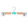 Practa Wooden Clip Clothes Hanger - 3 Pack 