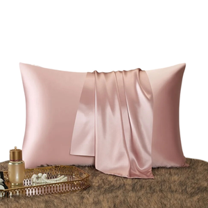 Anypillow Pillowcase 50x90cm Pink Natural Mulberry Silk