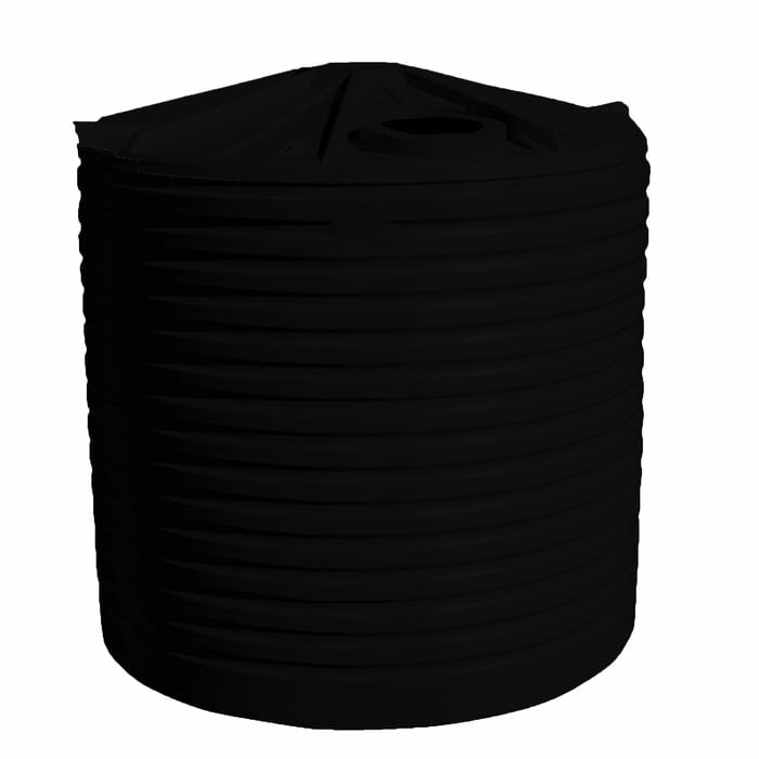 Clark Tanks 9092L Round Poly Water Tank - Black