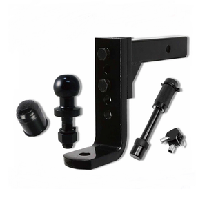 Provecta 4000kg Adjustable Height Tow Hitch Ball Mount with 50mm Towball & Pin Lock