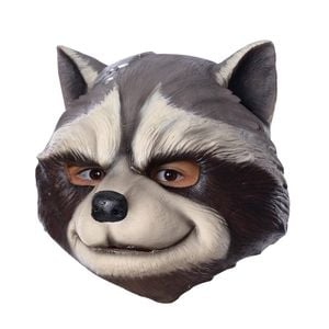 Guardians Of The Galaxy Rocket Raccoon 3/4 Plastic Mask Kids Costume Accessory